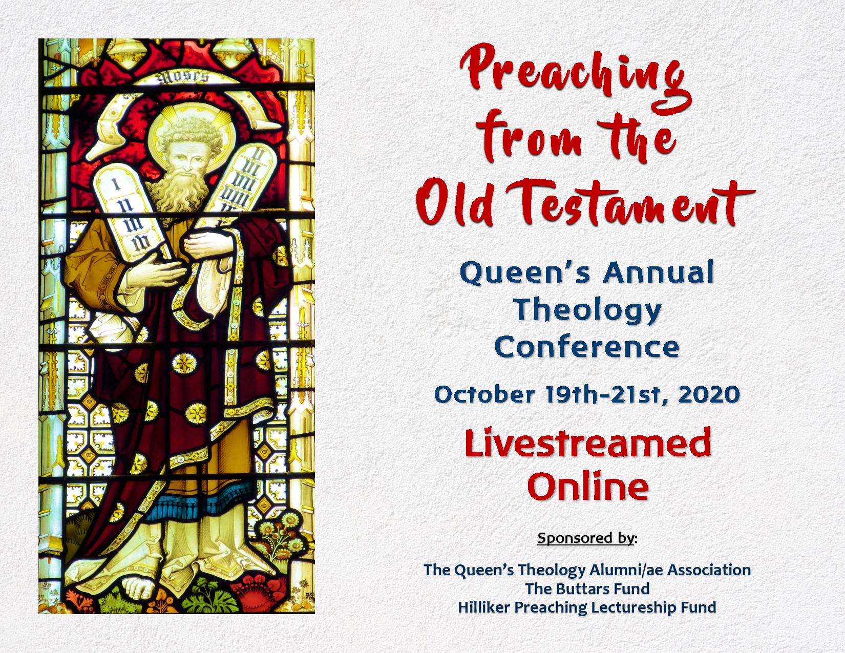 Brochure cover for Queen's theology conference