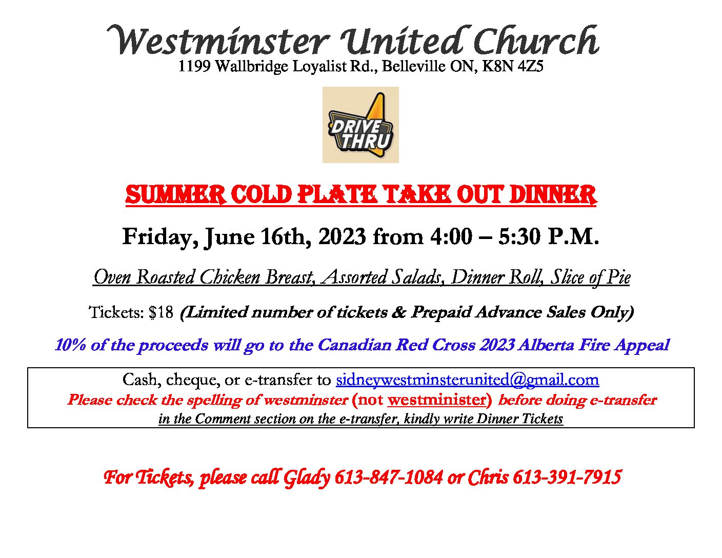 Summer Cold Plate Take-Out Dinner