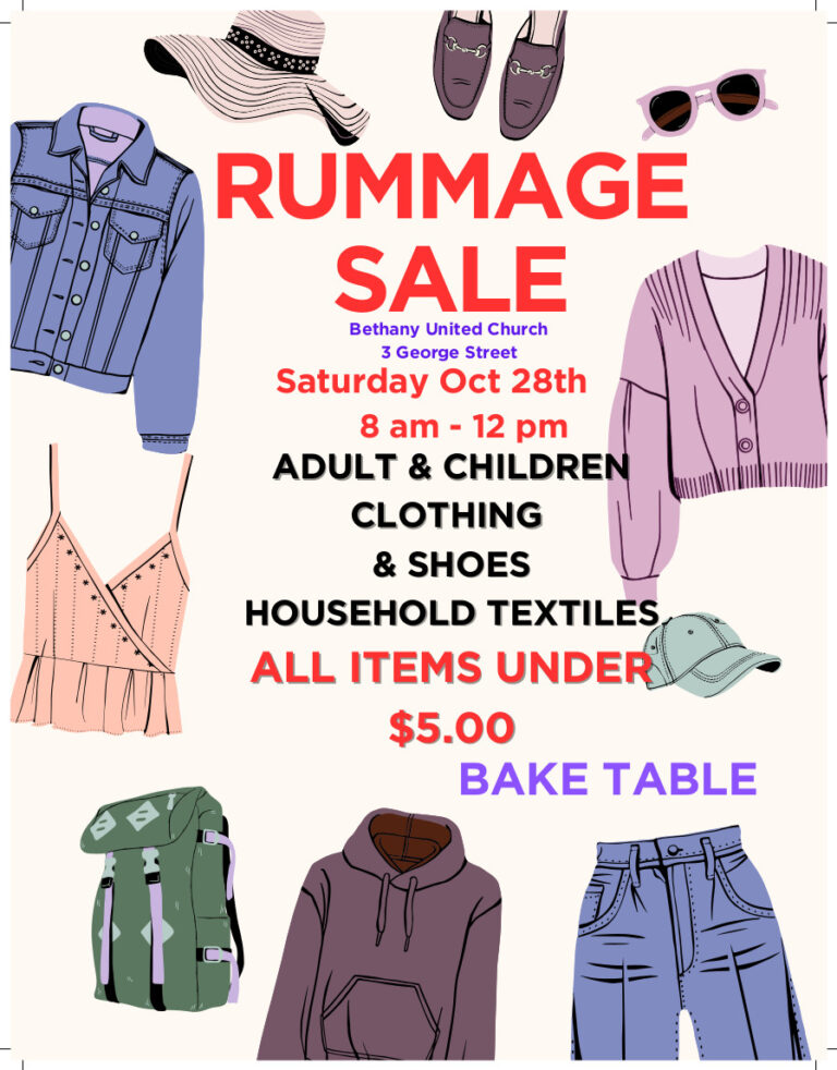 Rummage and Bake Sale