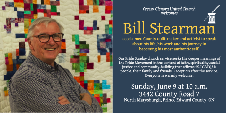 Pride Sunday with Bill Stearman, County quilt-maker