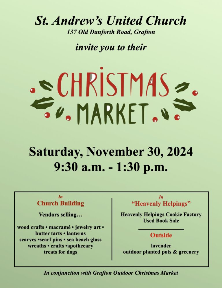 St. Andrew’s UC Christmas Market