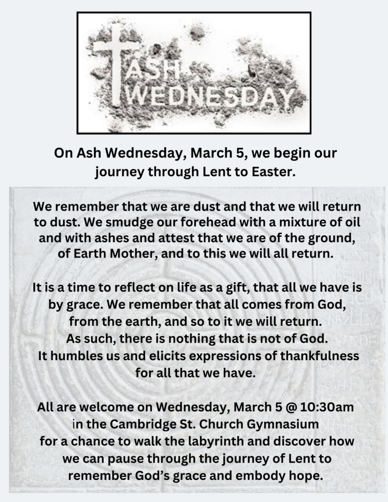 Ash Wednesday Labyrinth Walk