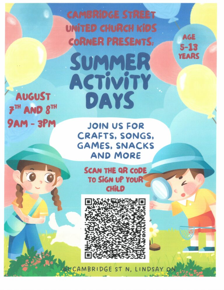 Youth Summer Activity Days – Aug. 7 & 8, 2025