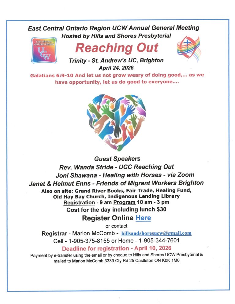 East Central Ontario Region UCW Annual