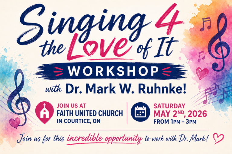 Music Workshop with Dr. Mark W. Ruhnke