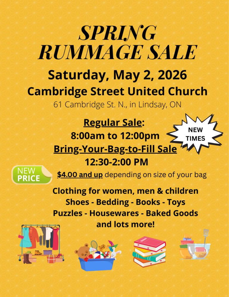 SPRING RUMMAGE SALE
